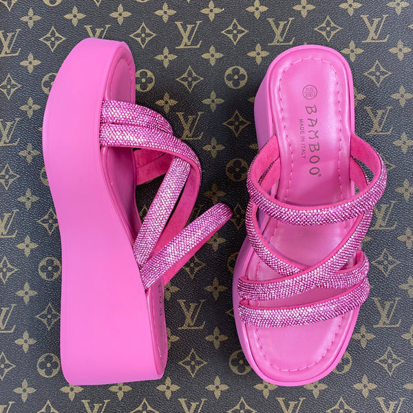 $45 Fuchsia Wedges